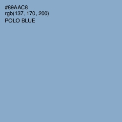 #89AAC8 - Polo Blue Color Image
